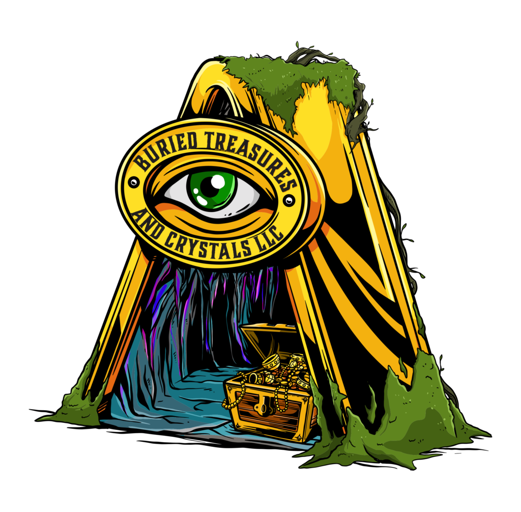 Buried Treasures & Crystals Logo
