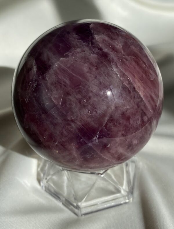 Purple Rose Quartz Sphere - Image 2