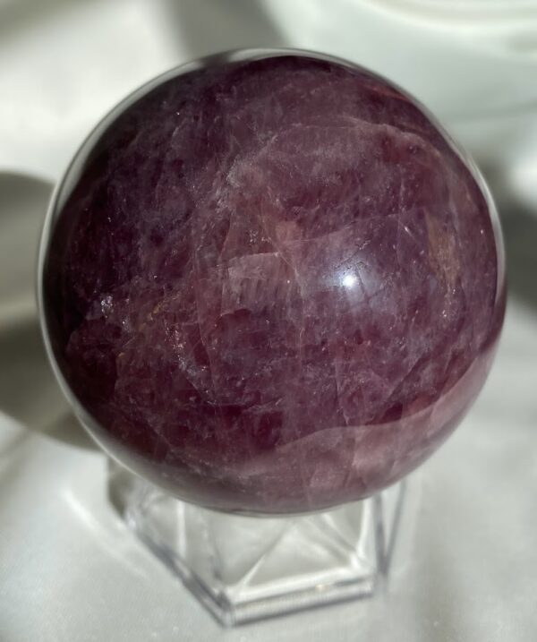 Purple Rose Quartz Sphere - Image 3