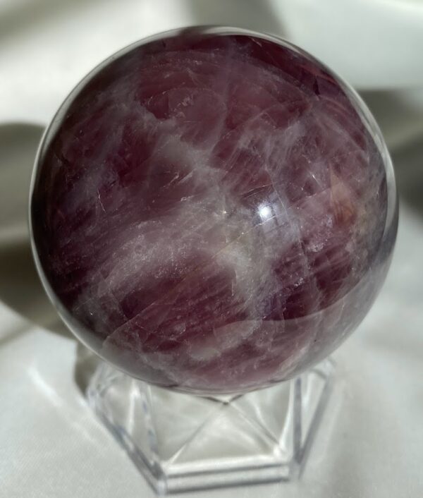 Purple Rose Quartz Sphere