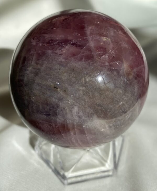 Purple Rose Quartz Sphere - Image 2