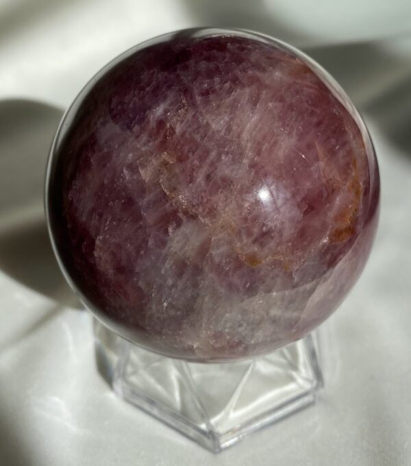 Purple Rose Quartz Sphere - Image 3