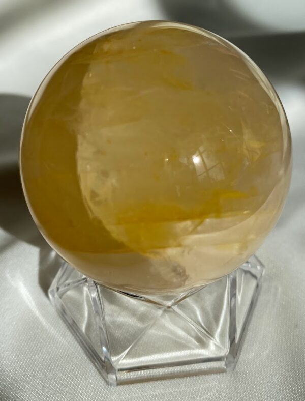 Golden Healer Quartz Sphere