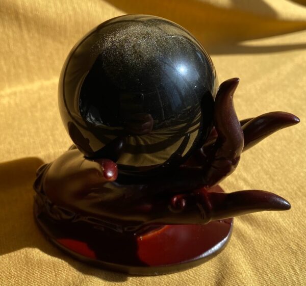 Golden Obsidian Sphere - Image 3