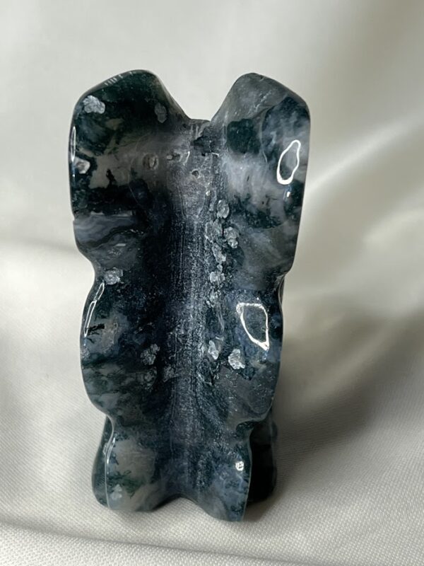 Moss Agate Fairy w/ Druzy - Image 4