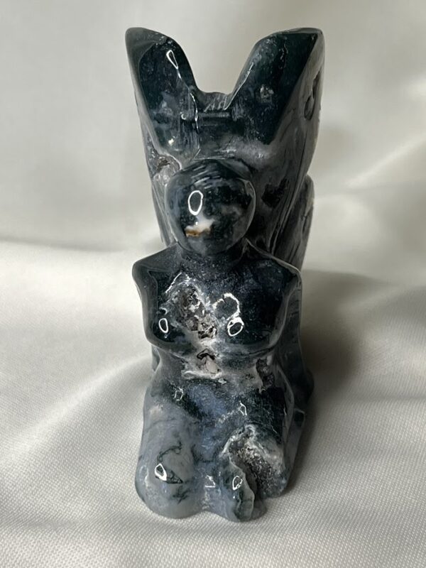 Moss Agate Fairy w/ Druzy - Image 5