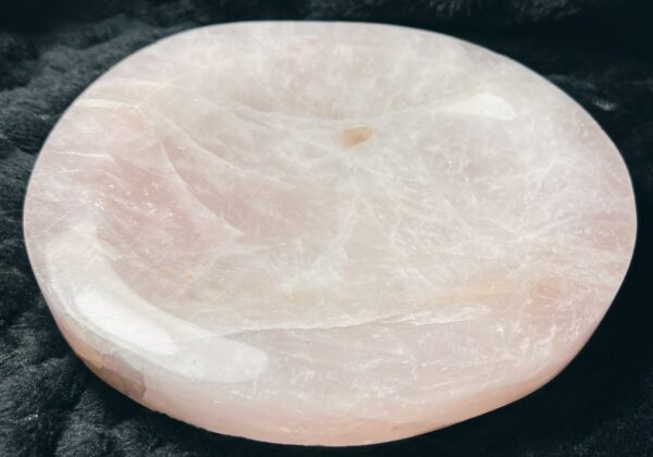 Rose Quartz Hand Carved Bowl