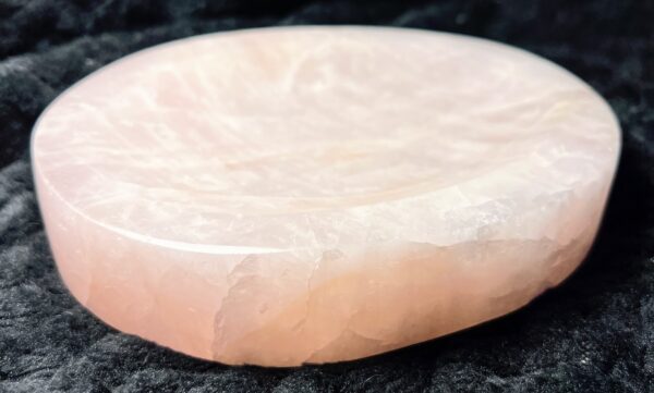 Rose Quartz Hand Carved Bowl