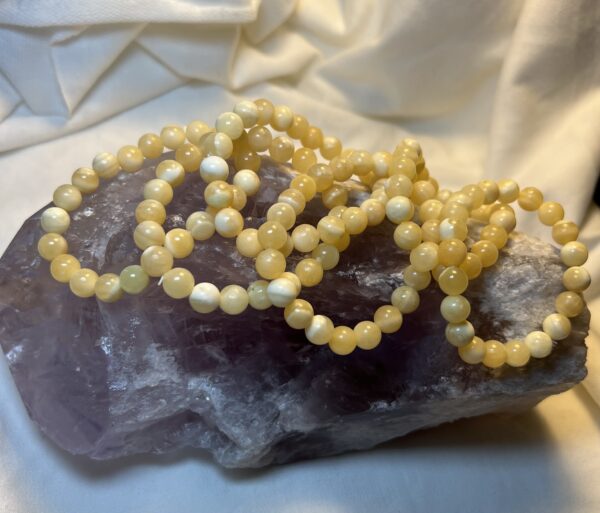 Orange Calcite Bracelet 8mm