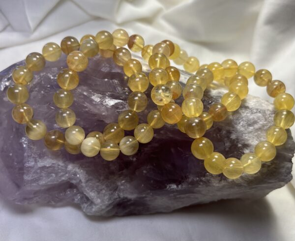 Yellow Fluorite Bracelet 12mm