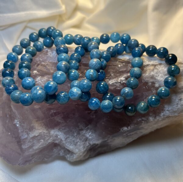 Blue Apatite Bracelet 10mm