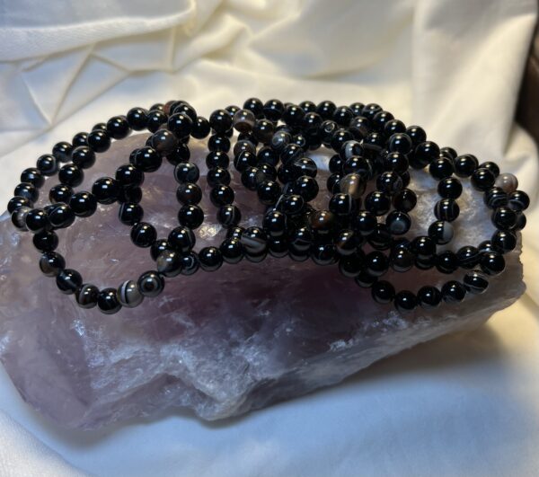 Black Sardonyx Bracelet 8mm
