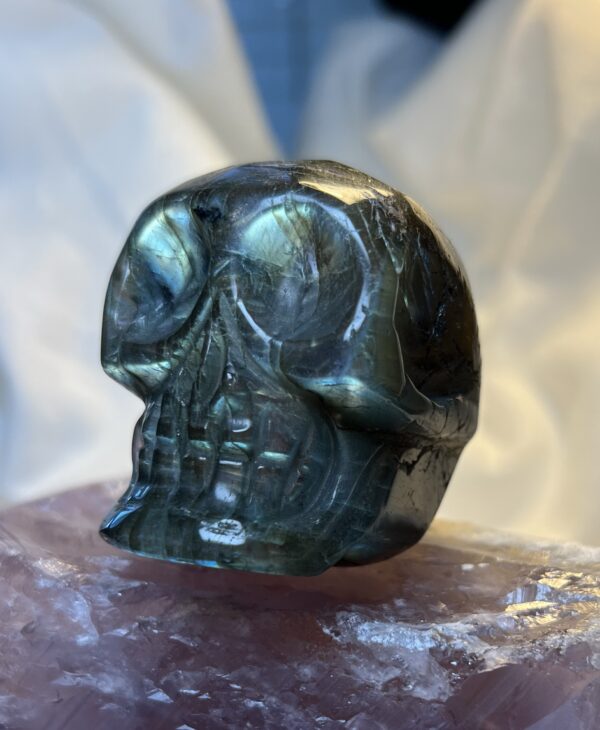 Labradorite Skull