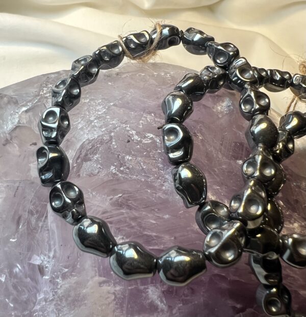 Hematite Skull Bracelets 7-8 mm
