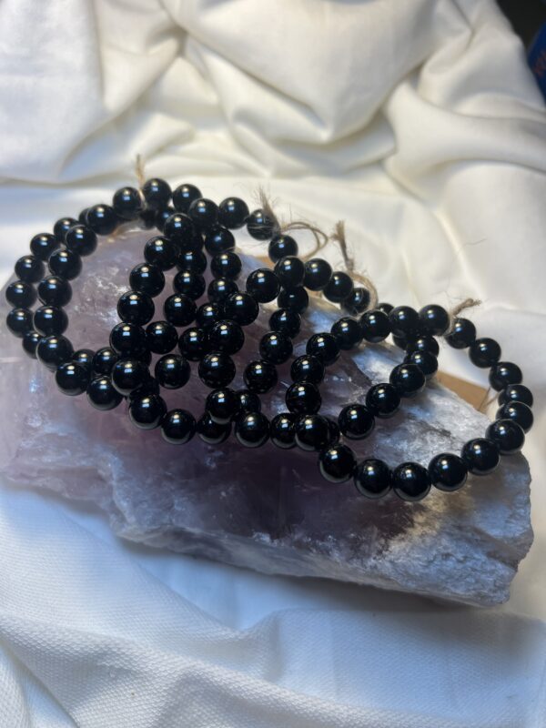 Black Tourmaline Bracelets 10mm - Image 2