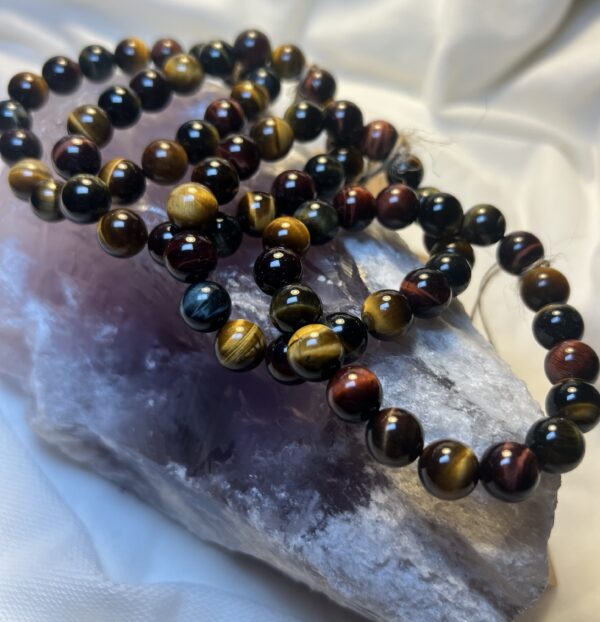 Multi Tigers Eye Bracelets 10mm - Image 2