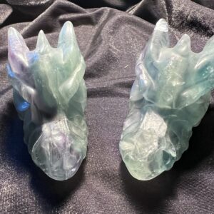 Green Fluorite Dragonhead