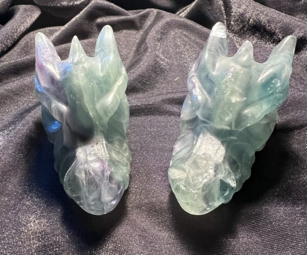Green Fluorite Dragonhead