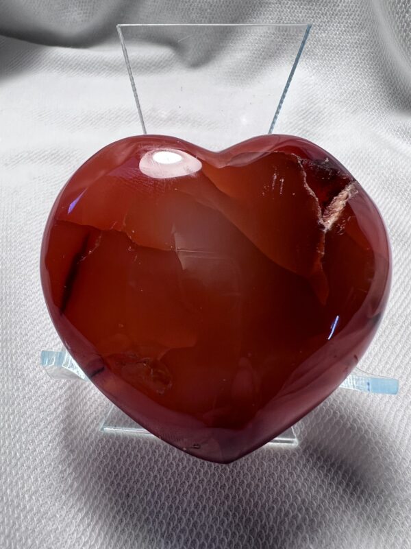 Carnelian Agate Heart
