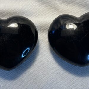 Black Tourmaline Heart