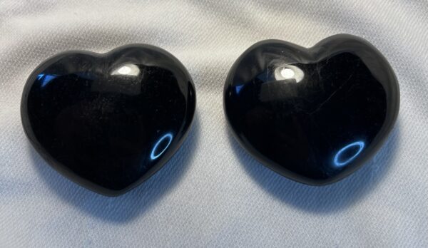 Black Tourmaline Heart