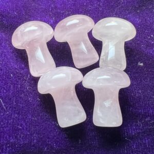 Rose Quartz Mini Mushroom